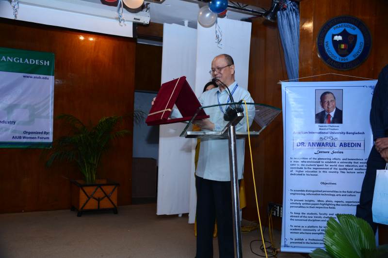 Ms. Selima Ahmad featured as distinguished speaker in the Dr. Anwarul Abedin  lecture series