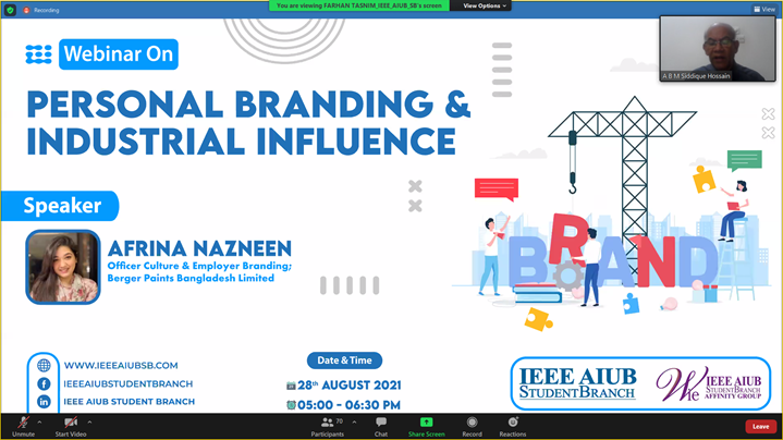Personal Branding and Industrial Influence