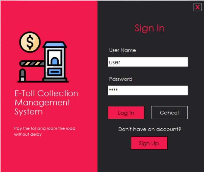 E-Toll Collection Management System